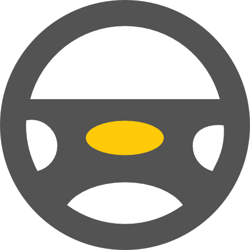 Steering wheel icon