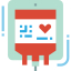 Blood bag icon 64x64