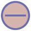 Minus icon 64x64