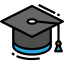 Graduation hat Symbol 64x64