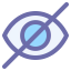 Not visible ícono 64x64