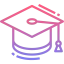 Graduation hat icon 64x64