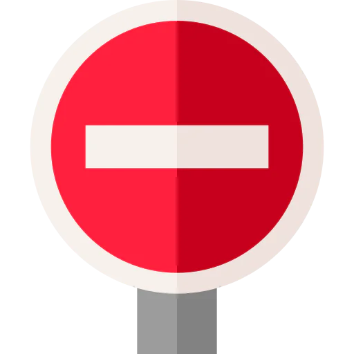 No entry icon