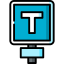 Taxi stop icon 64x64
