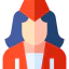 Flight attendant ícono 64x64