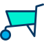 Wheelbarrow icon 64x64
