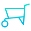 Wheelbarrow icon 64x64