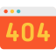 404 error biểu tượng 64x64