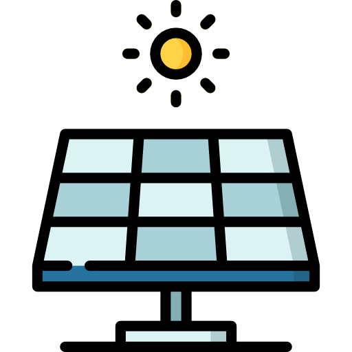 Solar panel icon