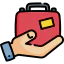 Travel insurance icon 64x64