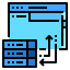 Web hosting biểu tượng 64x64