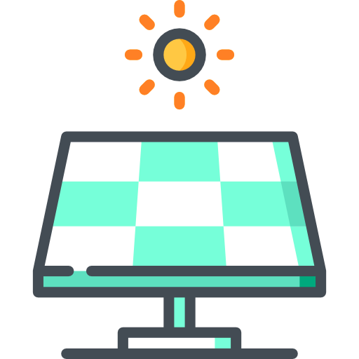 Solar panel icon