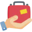 Travel insurance icon 64x64