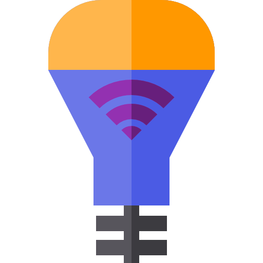 Smart bulb icon