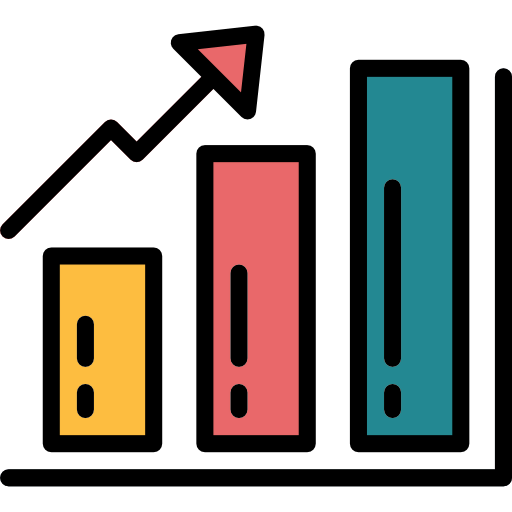Graph bar icon