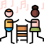 Musical chairs icon 64x64