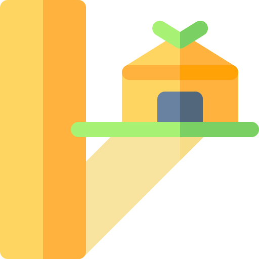 Tree house icon