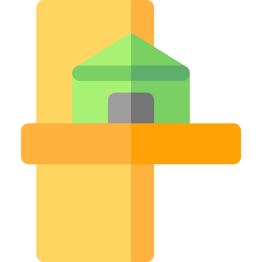 Tree house icon