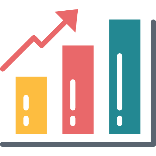 Graph bar icon