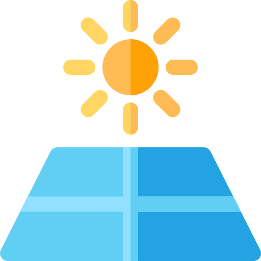 Solar panel icon