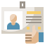 Id card Symbol 64x64