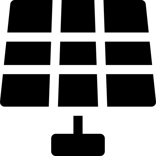 Solar panel icon