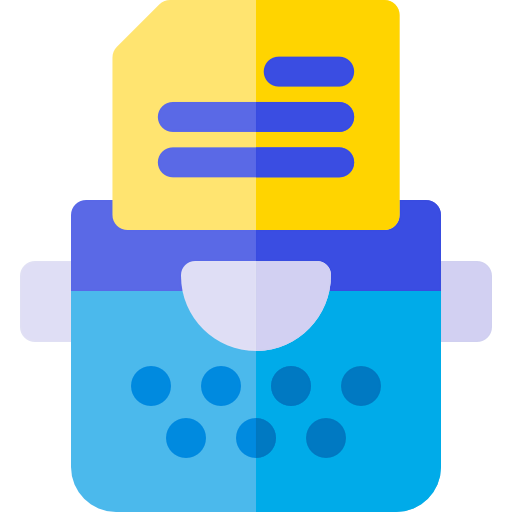 Typewriter icon