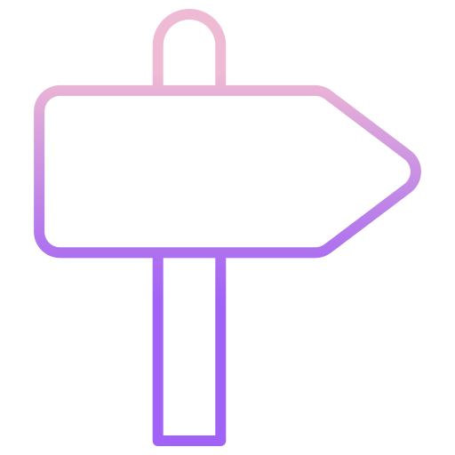 Signpost icon
