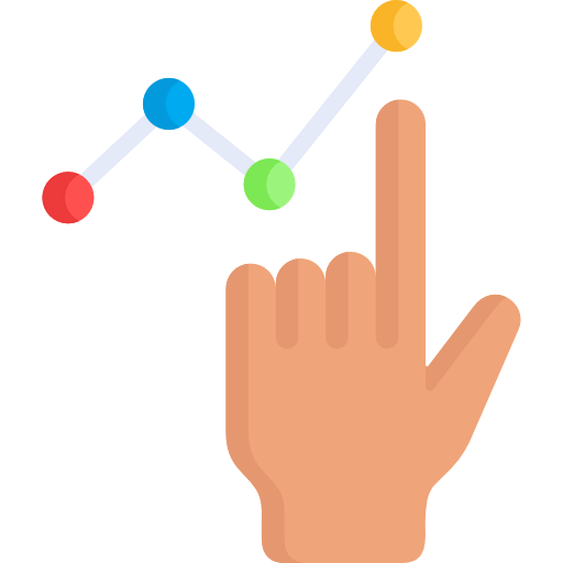 Line chart icon