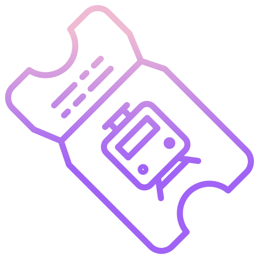 Train ticket icon