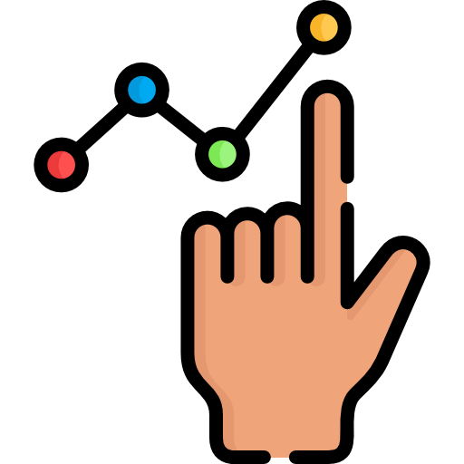 Line chart icon