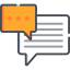 Chat bubble icon 64x64