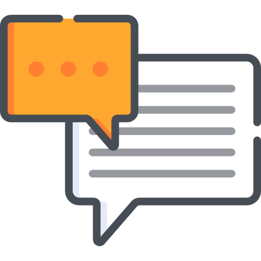 Chat bubble icon