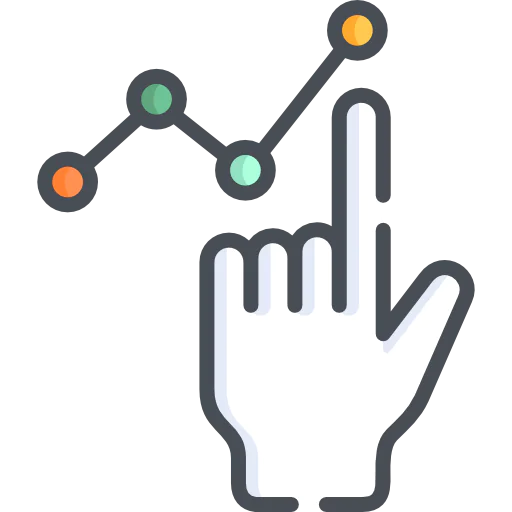 Line chart icon