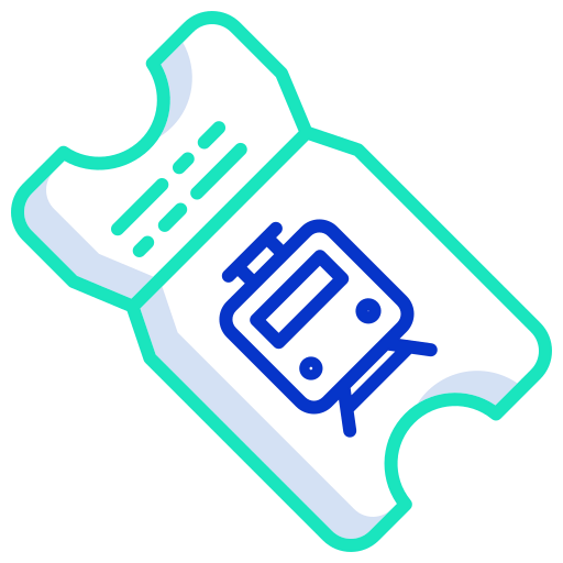 Train ticket icon