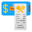 Paper bill icon 64x64