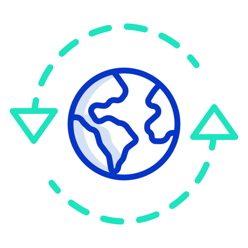 World map icône
