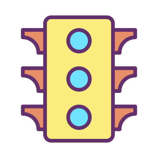 Traffic lights icon
