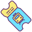 Train ticket icon 64x64
