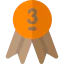 Bronze medal icon 64x64