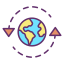 World map Symbol 64x64