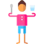 Use your own eating and drinking utensils icon 64x64