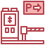 Parking barrier icon 64x64