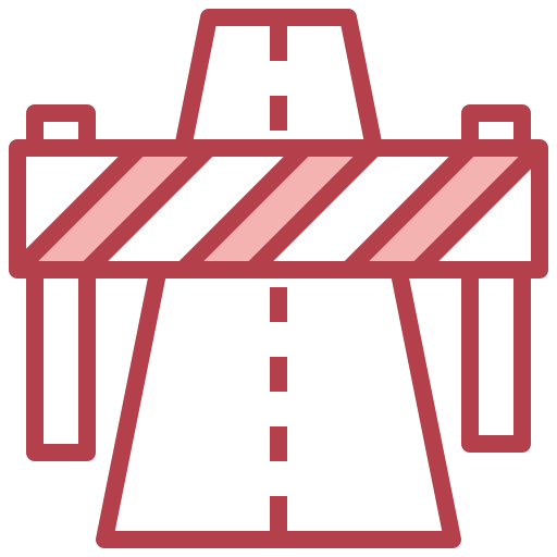 Road block icon