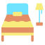 Single bed icon 64x64