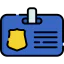Police identification icon 64x64