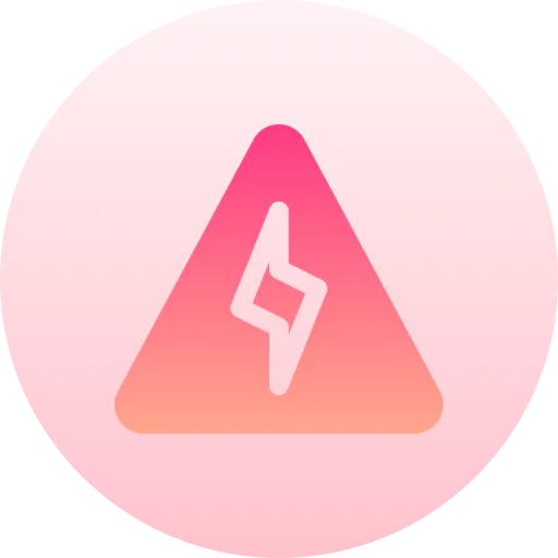 High voltage icon