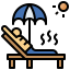 Sunbathing icon 64x64