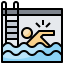 Swimming icon 64x64