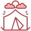 Camping icon 64x64